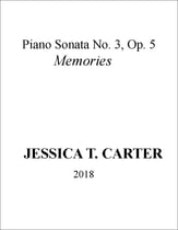 Piano Sonata No. 3, Op. 5 piano sheet music cover